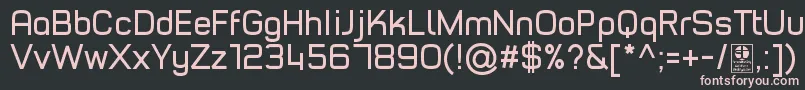 TypoStyleRegularDemo Font – Pink Fonts on Black Background