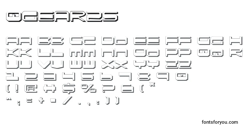 Schriftart Qgear2s – Alphabet, Zahlen, spezielle Symbole