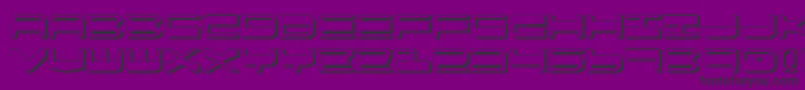 Qgear2s Font – Black Fonts on Purple Background