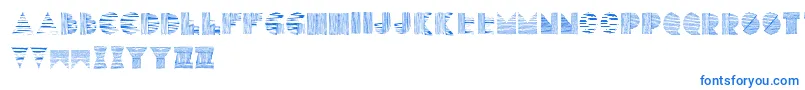 Lines Font – Blue Fonts