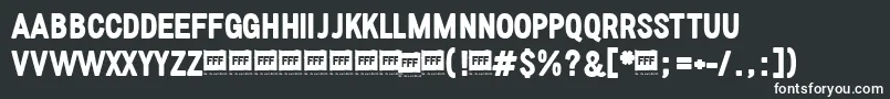 FffBoldTrial Font – White Fonts