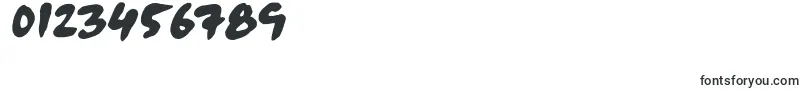 Skitsercartoon-Schriftart – Schriften für Zahlen und Nummern