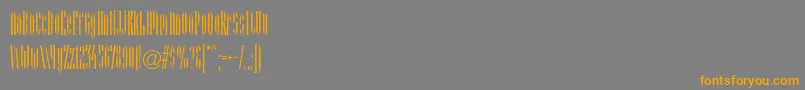 Arcadialtstd-Schriftart – Orangefarbene Schriften auf grauem Hintergrund