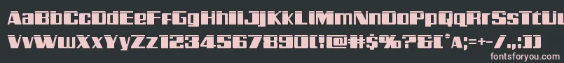 Galacticstormlaser Font – Pink Fonts on Black Background