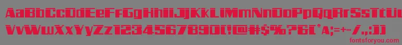 More about Galacticstormlaser Font Galacticstormlaser Font – Red Fonts on Gray Background
