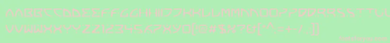 FranoschLtMedium Font – Pink Fonts on Green Background
