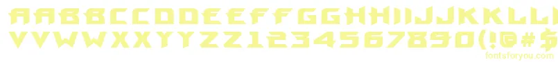 ProunxBold-fontti – keltaiset fontit