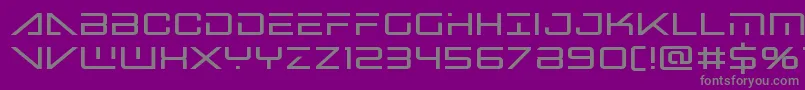Więcej informacji o czcionce Bansheepilotbold Czcionka Bansheepilotbold – szare czcionki na fioletowym tle