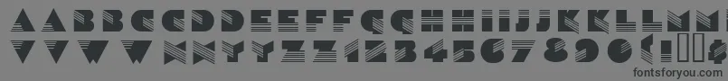 Wenatchee Font – Black Fonts on Gray Background