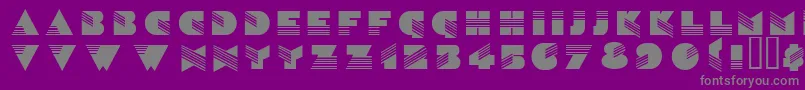 Шрифт Wenatchee – серые шрифты на фиолетовом фоне