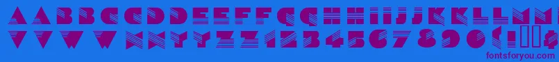Wenatchee-fontti – violetit fontit sinisellä taustalla