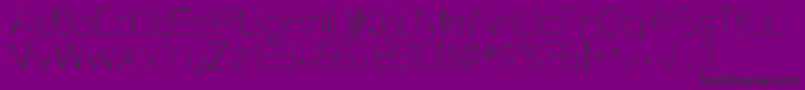 Zektongaunt Font – Black Fonts on Purple Background