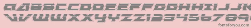 GraymalkinAcademyLaser Font – Gray Fonts on Pink Background