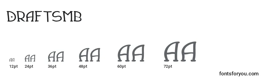 Draftsmb Font Sizes