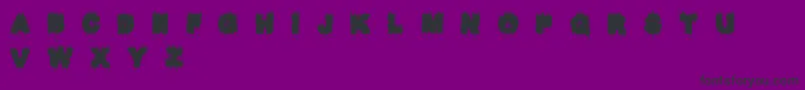 Raptor Kill Font – Black Fonts on Purple Background