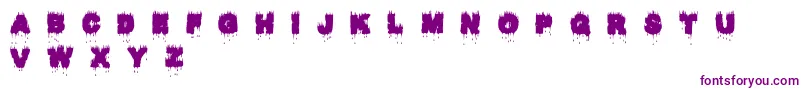 Raptor Kill Font – Purple Fonts on White Background