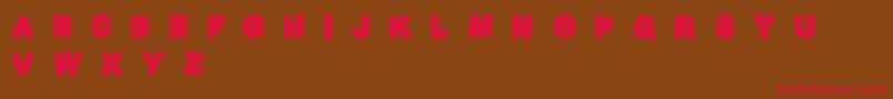 Raptor Kill Font – Red Fonts on Brown Background