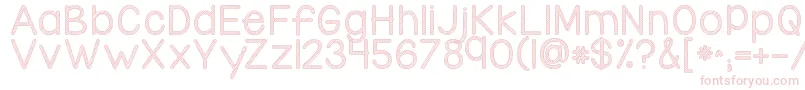 Kgcandycanestripe Font – Pink Fonts on White Background