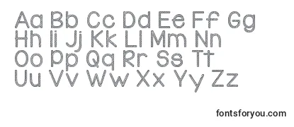 Kgcandycanestripe Font