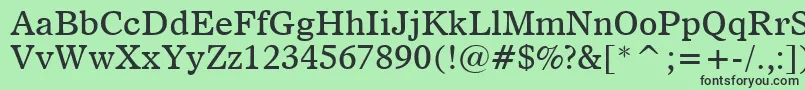 Dutch811Bt Font – Black Fonts on Green Background