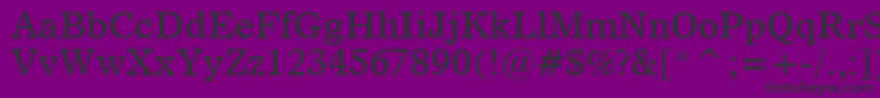 Dutch811Bt Font – Black Fonts on Purple Background