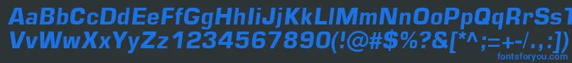 Saiba mais sobre a fonte Square721DmItalic Fonte Square721DmItalic – fontes azuis em um fundo preto