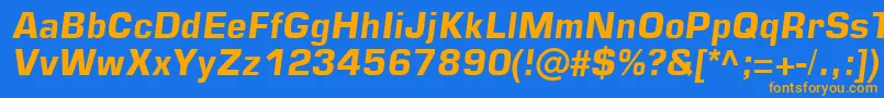 Подробнее о шрифте Square721DmItalic Шрифт Square721DmItalic – оранжевые шрифты на синем фоне