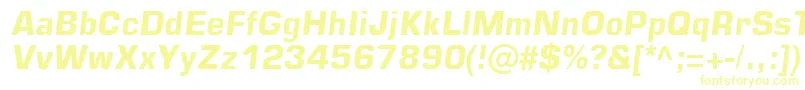 Square721DmItalic Font – Yellow Fonts