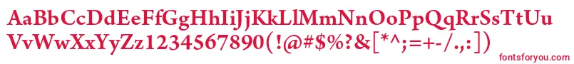 ArnoproSmbdsmtext Font – Red Fonts