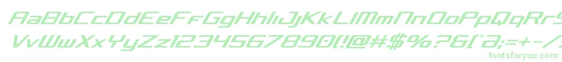 Concieliancondital Font – Green Fonts on White Background