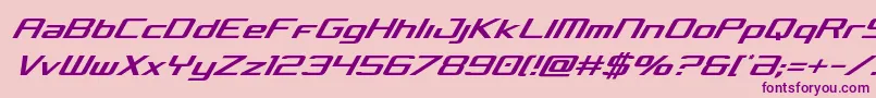 Concieliancondital Font – Purple Fonts on Pink Background