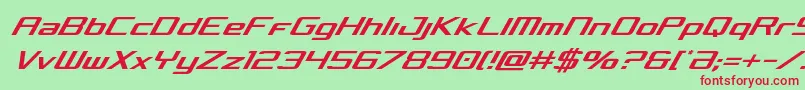 Concieliancondital Font – Red Fonts on Green Background