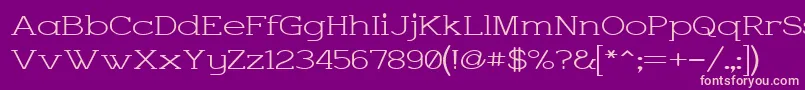 Charwid Font – Pink Fonts on Purple Background