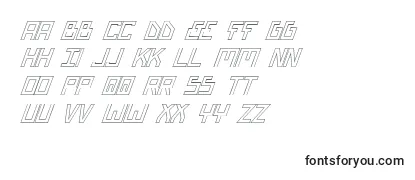 Обзор шрифта BionicTypeOutItalic