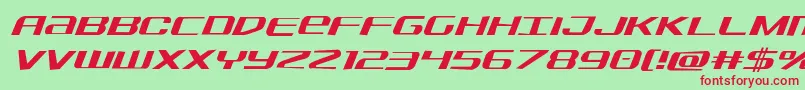 Sdfjagital Font – Red Fonts on Green Background