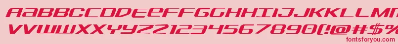 Sdfjagital Font – Red Fonts on Pink Background