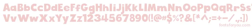 CloudyWithAChanceOfLove Font – Pink Fonts on White Background