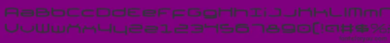 Weitere Informationen zur Thundergod-Schriftart Thundergod-Schriftart – Schwarze Schriften auf violettem Hintergrund