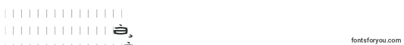 Thundergod-Schriftart – thailändische Schriften