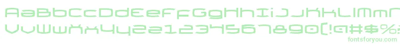 Thundergod Font – Green Fonts on White Background