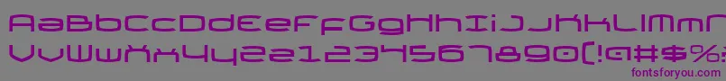 fuente Thundergod – Fuentes Moradas Sobre Fondo Gris