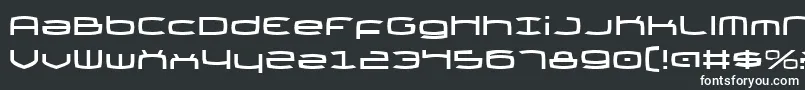 Thundergod-fontti – valkoiset fontit