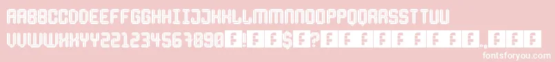 Escheresk Font – White Fonts on Pink Background