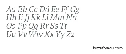 Review of the TransportLightItalic Font