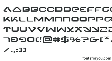 4114BlasterExpanded font – Fonts Starting With 4