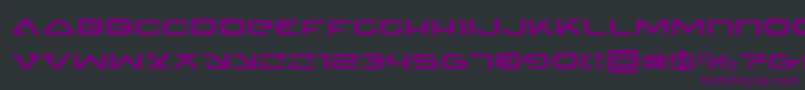4114BlasterExpanded Font – Purple Fonts on Black Background