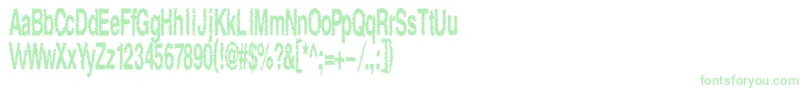 Shock Font – Green Fonts
