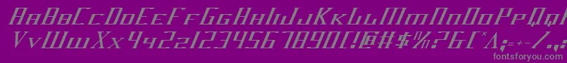 Darkwv2i Font – Gray Fonts on Purple Background