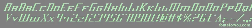 More about Darkwv2i Font Darkwv2i Font – Green Fonts on Gray Background