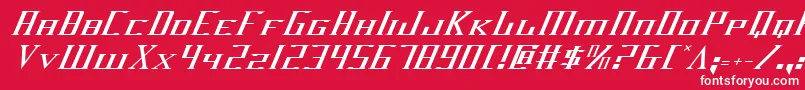 Darkwv2i Font – White Fonts on Red Background